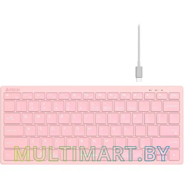 Клавиатура A4Tech Fstyler FBX51C (розовый) картинка 2